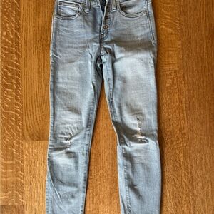 Madewell Light Blue Skinny Jeans